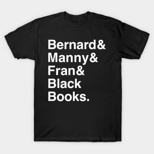 Black Books - Bernard, Manny & Fran T-Shirt